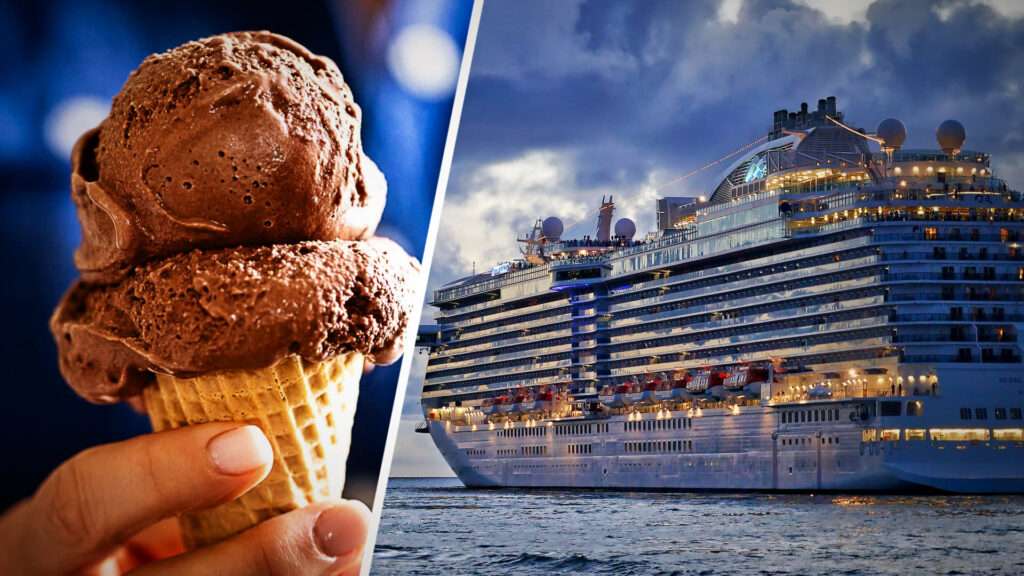 FREE ICE CREAM PARTIES ON A CRUISE SHIP 000