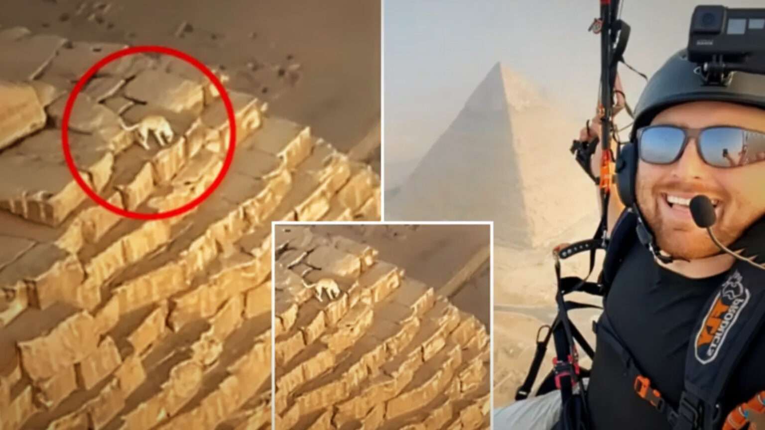 GREAT PYRAMID OF GIZA WHILE PARAGLIDING 000