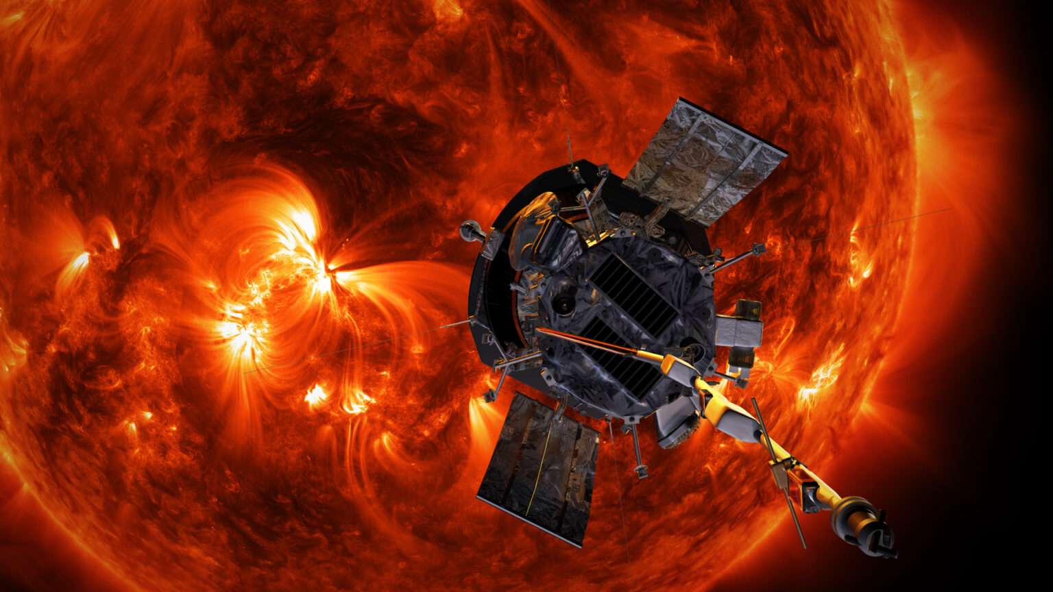 NASA PROBE TOUCHES THE SUN