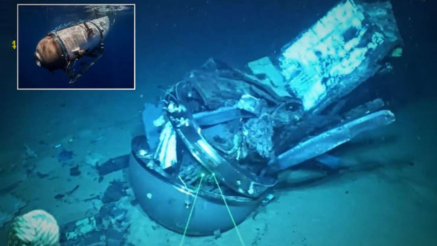 NEW FOOTAGE SHOWS TRUE EXTENT OF TITAN SUBMERSIBLE IMPLOSION 000