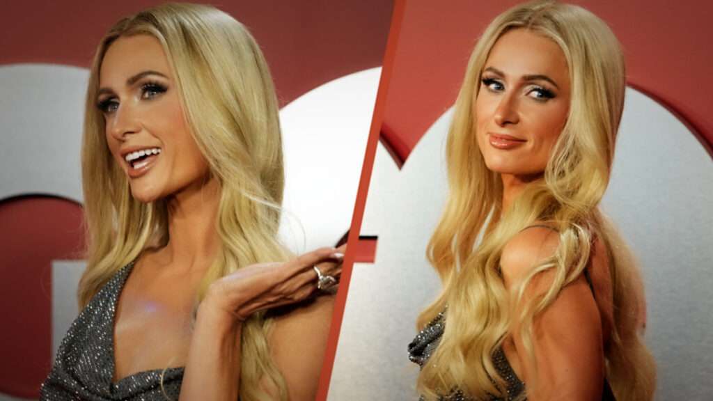 Paris Hilton slips up and uses real voice 000