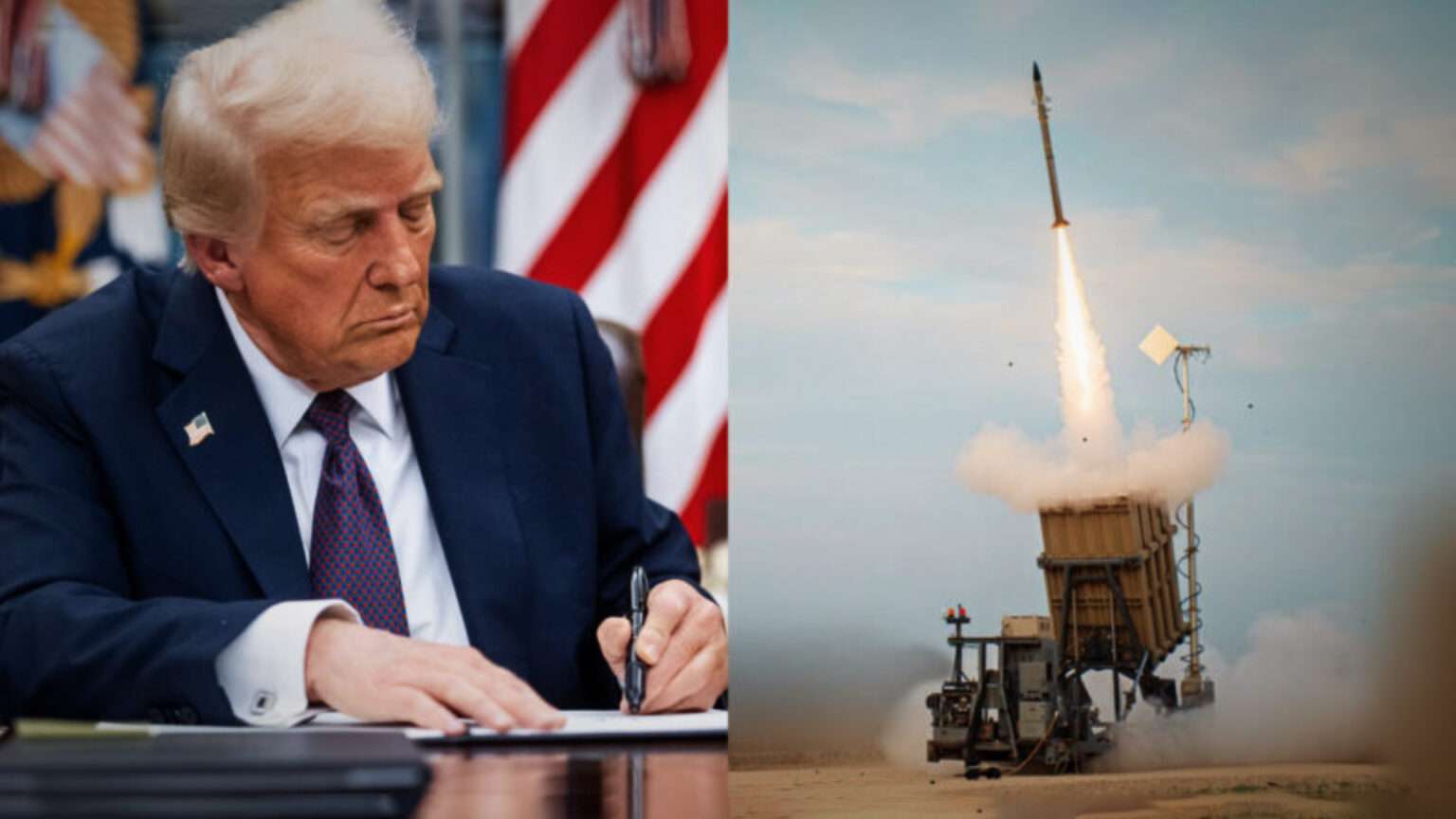 TRUMP PUSHES ORBITAL MISSILE SHIELD