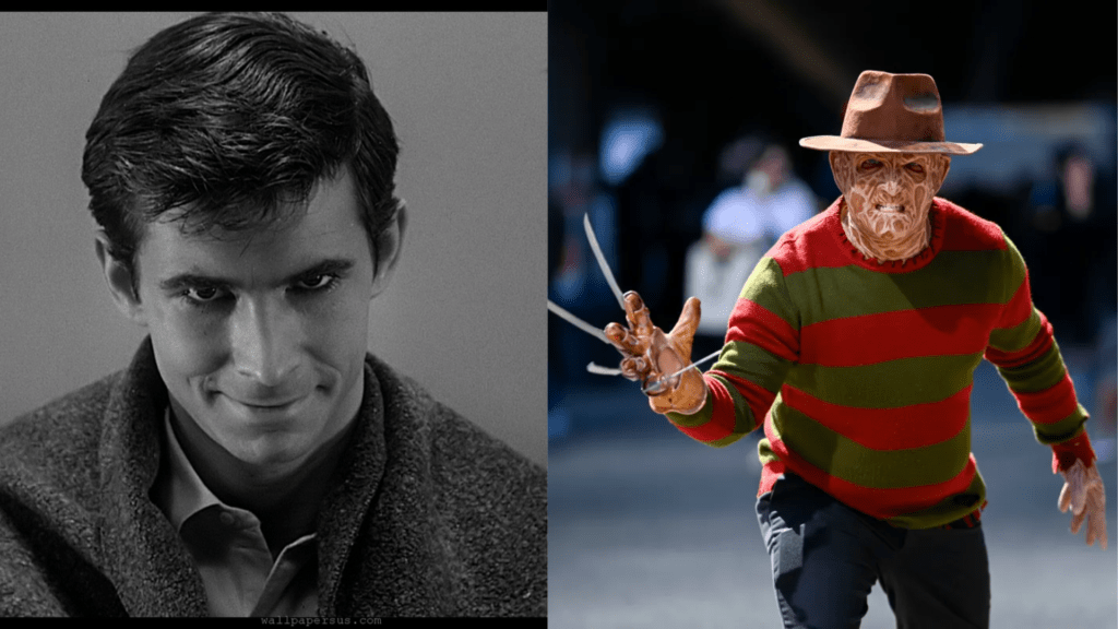 Norman Bates        Freddy Krueger   