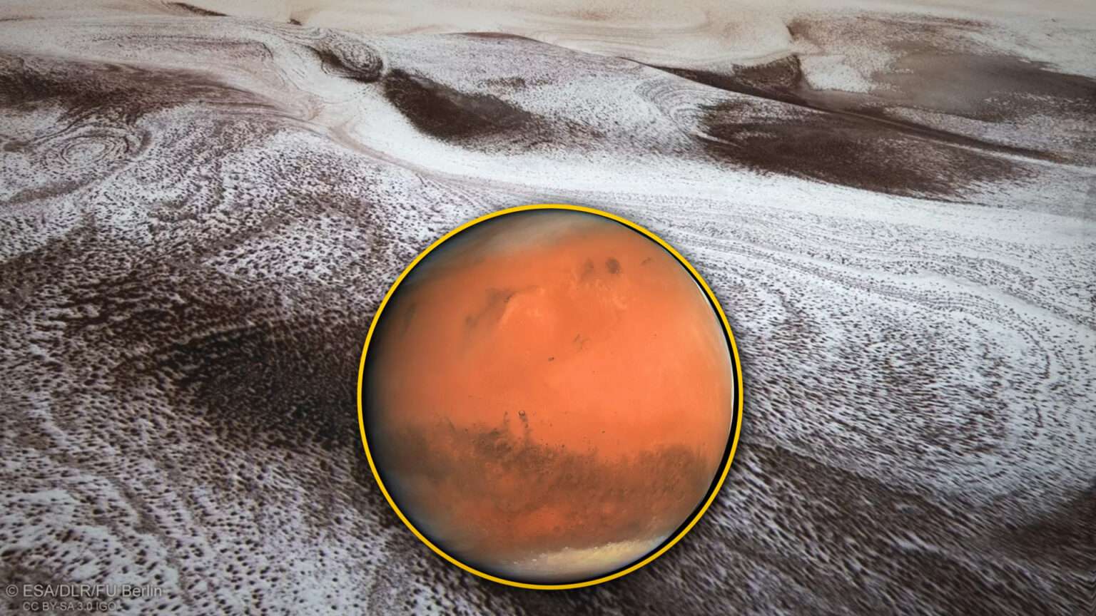WINTER WONDERLAND 140000000 MILES FROM EARTH
