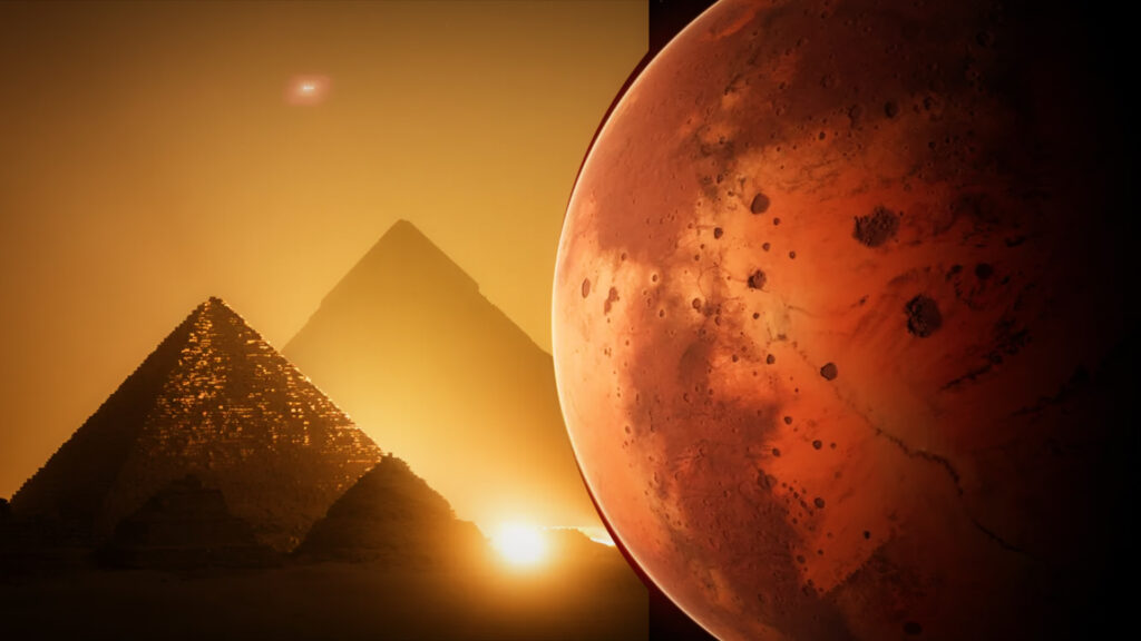 life did exist on Mars and they built pyramids 000