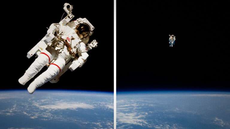 The Chilling Story Behind the ‘Scariest Photo Ever Taken in Space’ – A Lone Astronaut’s Leap into the Unknown