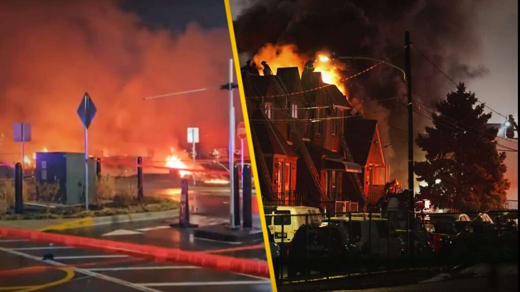 Air AMBULANCE CRASHED INTO US NEIGHBOURHOOD