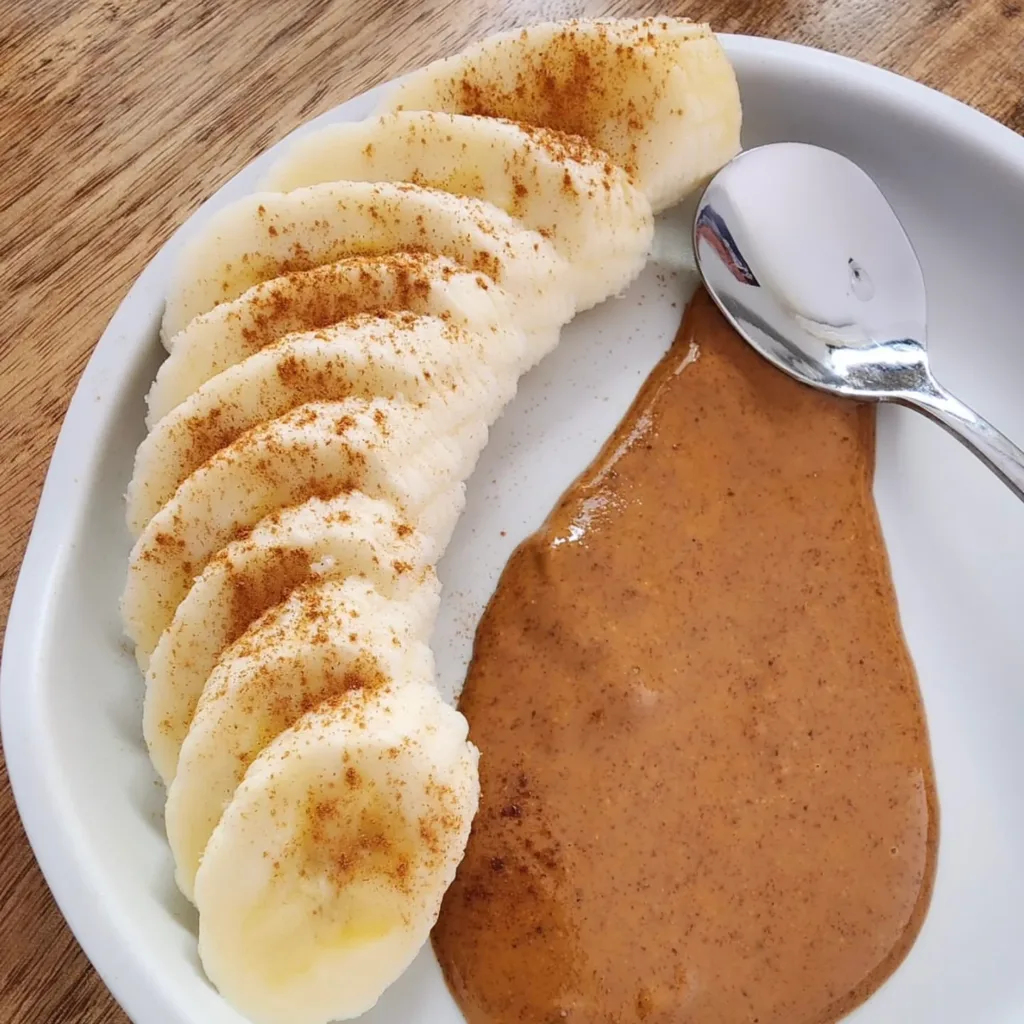 Banana with Almond Butter 1