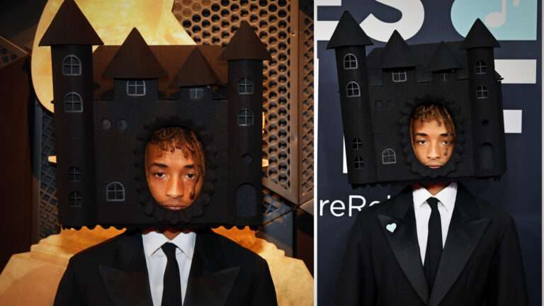 Jaden Smith Shocks Fans at Grammys 2025 by Wearing a Giant Castle on His Head