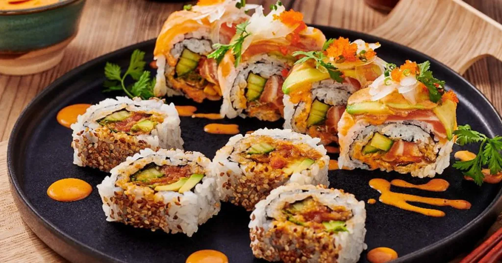 sushi rolls