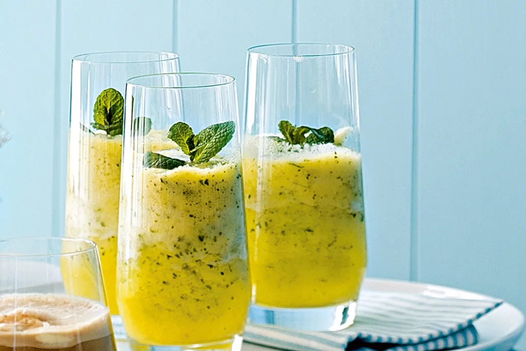 pineapple and mint